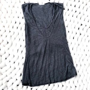 Scoop neck maternity tank